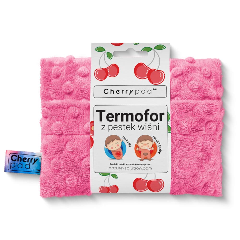 Termofor Cherrypad® - Minky różowy Minky Rozowy 1