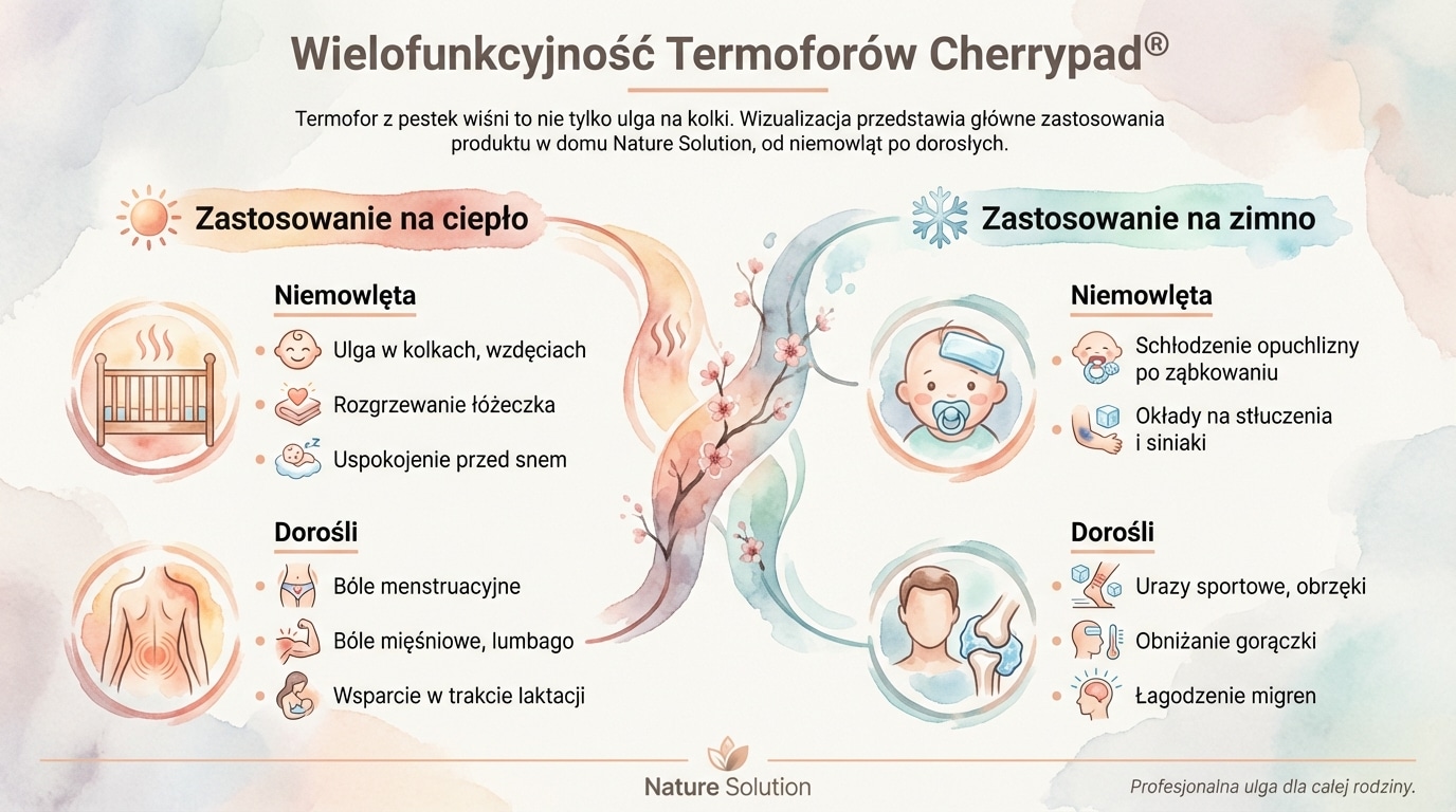 Wielofunkcyjność Termoforów Cherrypad®