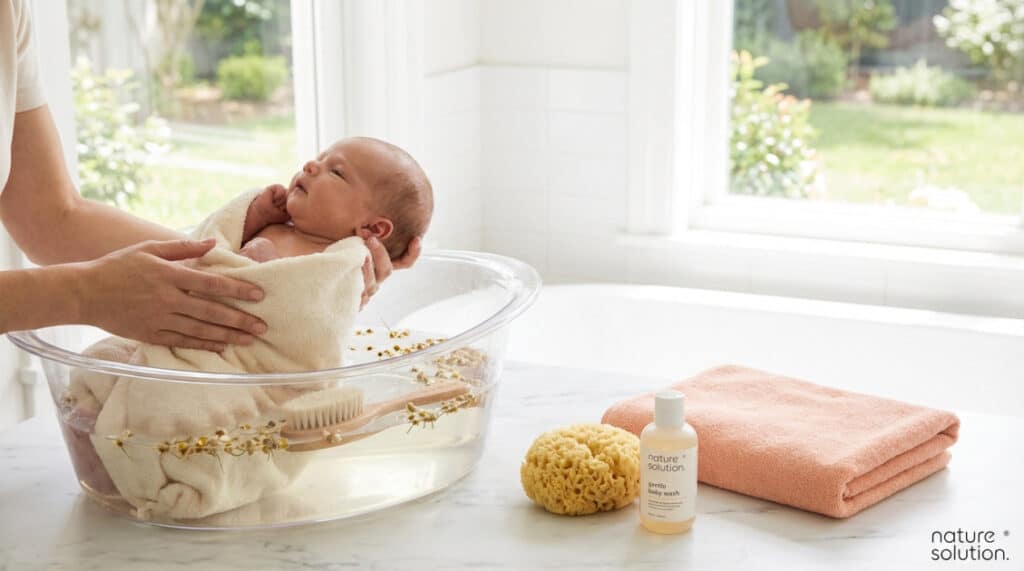 Pierwsza kąpiel noworodka: Naturalny przewodnik krok po kroku