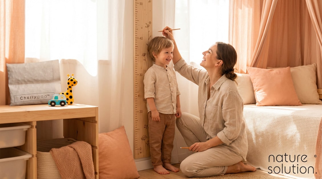 Ile będę mieć wzrostu? Jak obliczyć docelowy wzrost dziecka? 1 Sklep Nature Solution in use