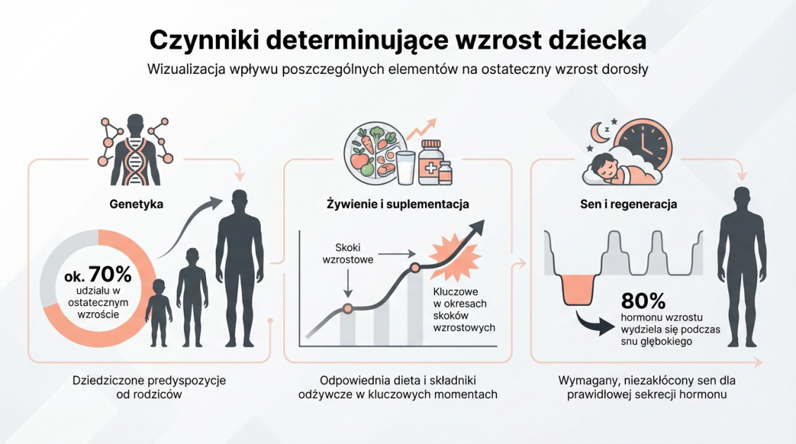 Czynniki determinujące wzrost dziecka