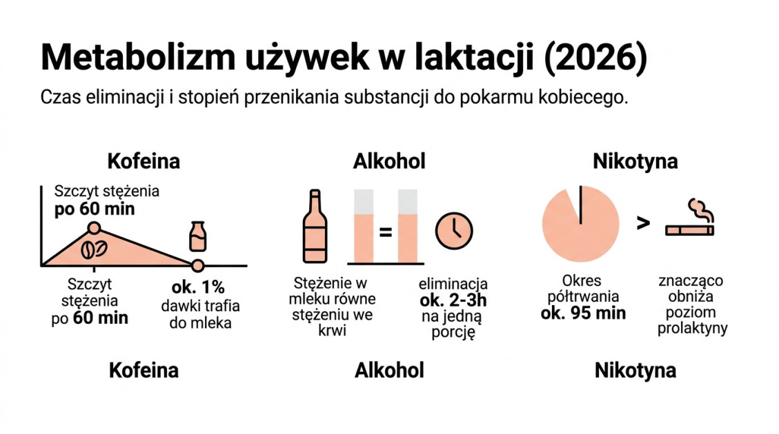 Metabolizm używek w laktacji (2026)