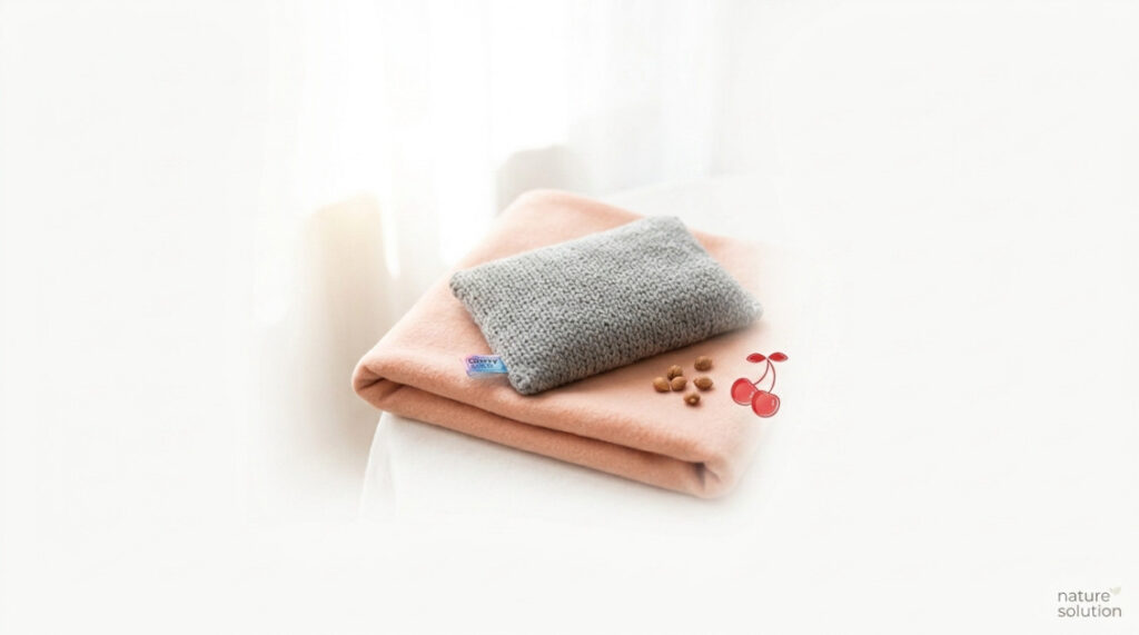 Termofor z pestek wiśni – naturalna pomoc na kolkę i ból