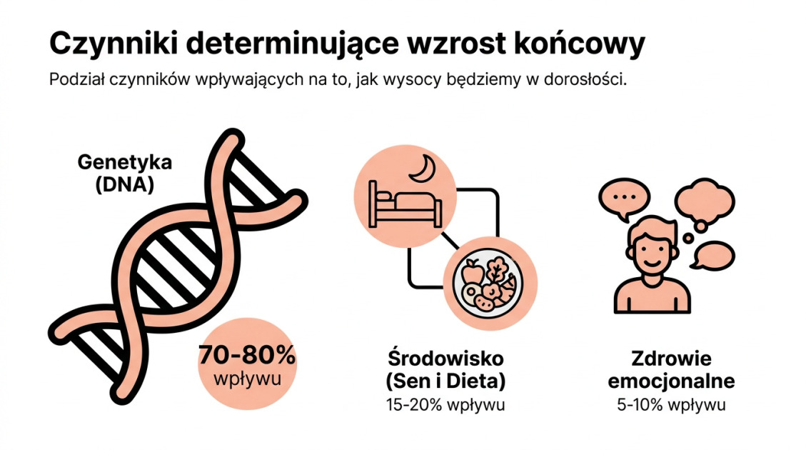 Czynniki determinujące wzrost końcowy