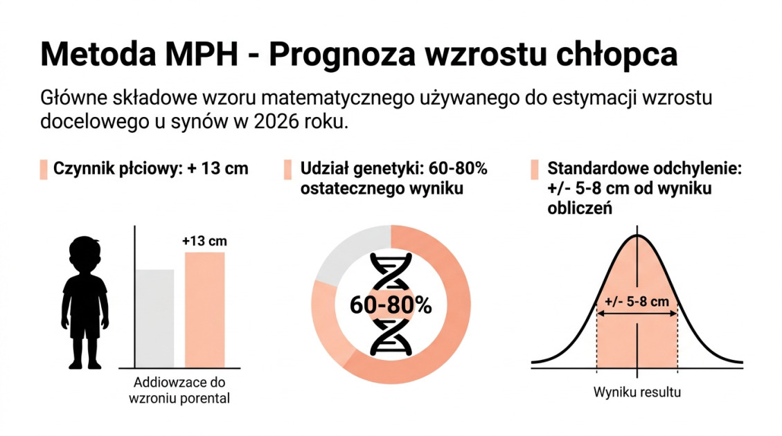 Metoda MPH - Prognoza wzrostu chłopca