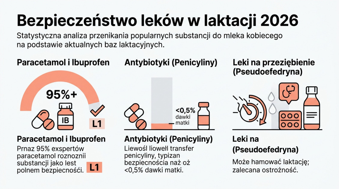 Bezpieczeństwo leków w laktacji 2026