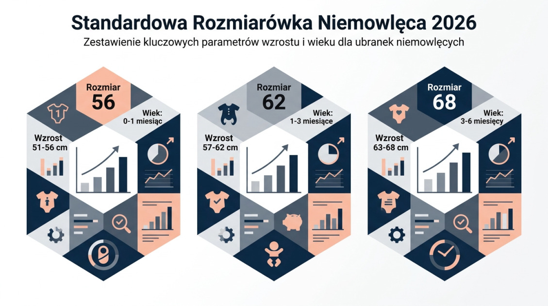 Standardowa Rozmiarówka Niemowlęca 2026