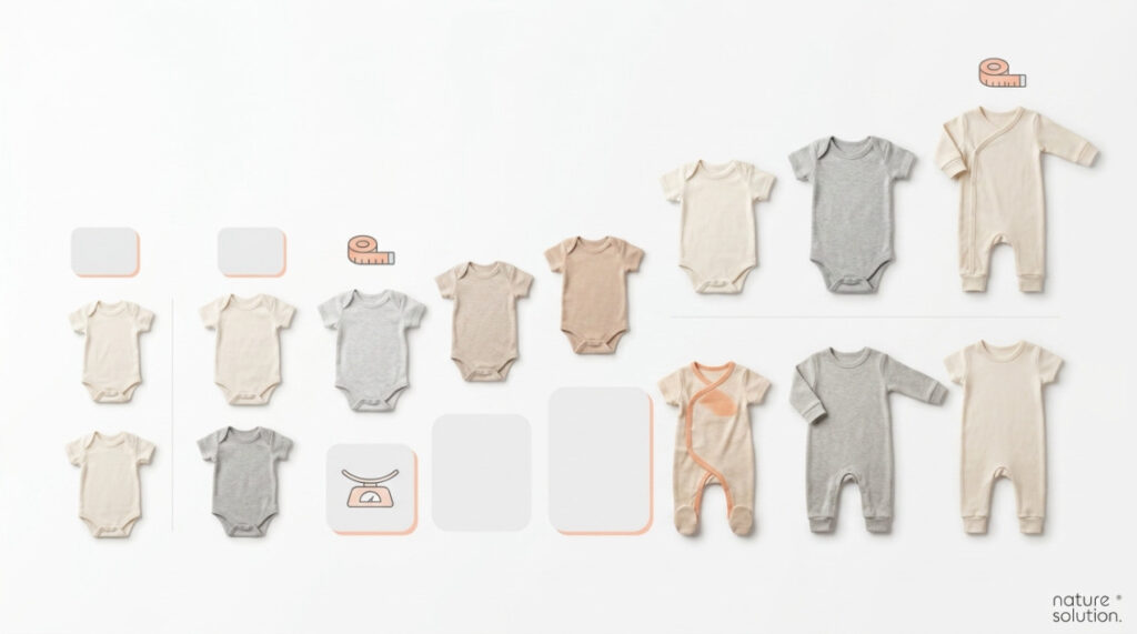 Rozmiary ubranek dla noworodka – tabela i poradnik 2026