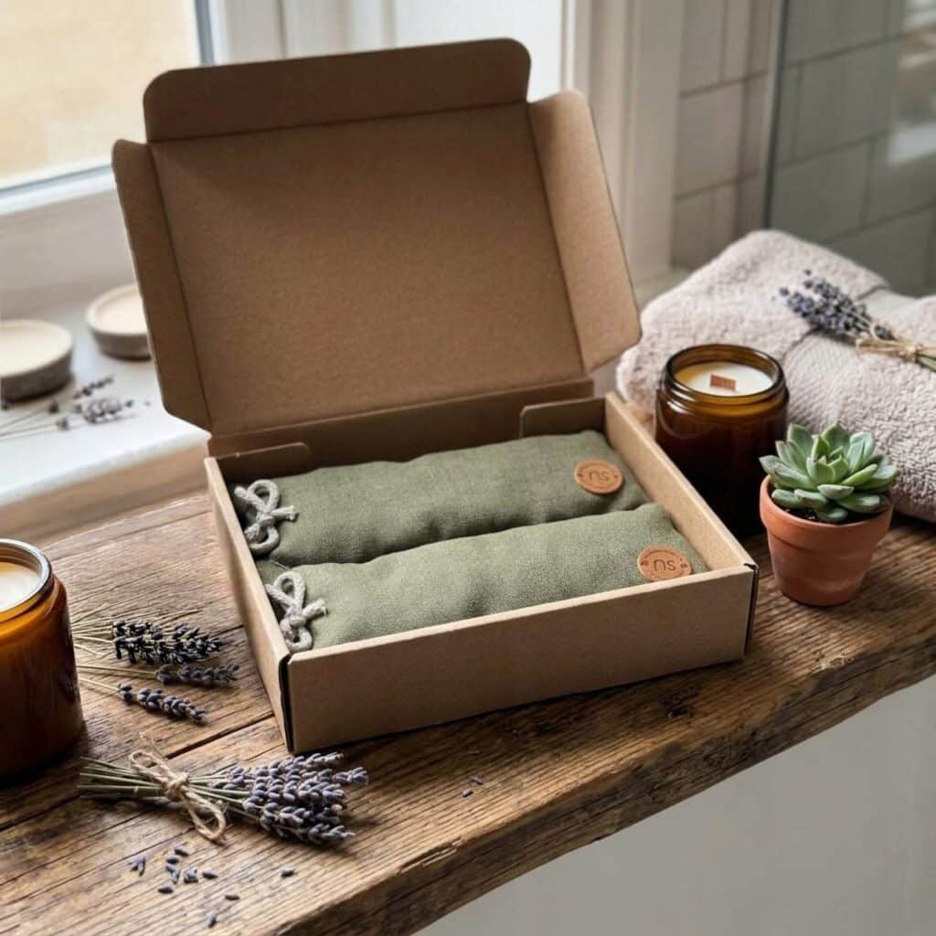 Termofor z Gorczycą Zestaw 2 szt - Len Naturalny termofor gorczyca life spa