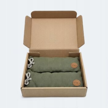 nature-solution.com 30 Termofor z Gorczycą Zestaw 2 szt - Len Naturalny