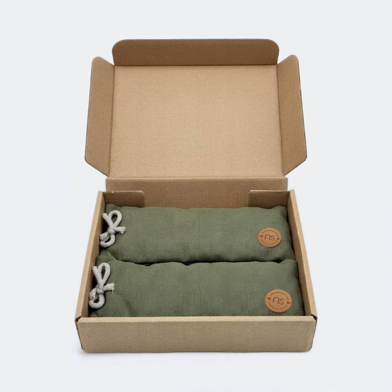 Termofor z Gorczycą Zestaw 2 szt - Len Naturalny 1 Termofor z Gorczycą Zestaw 2 szt - Len Naturalny