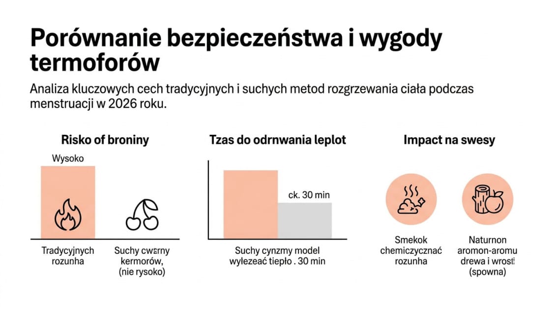 Porównanie bezpieczeństwa i wygody termoforów
