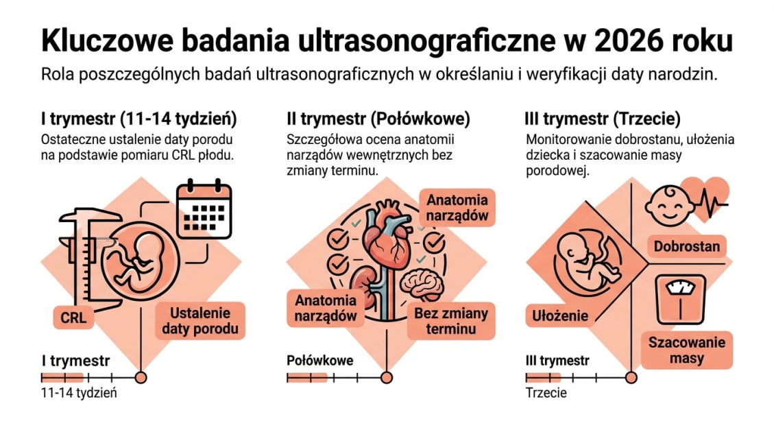 Jak odczytać termin porodu z USG? Praktyczny przewodnik 1 Kluczowe badania ultrasonograficzne w 2026 roku
