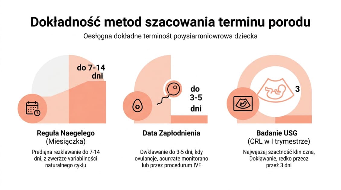 Dokładność metod szacowania terminu porodu